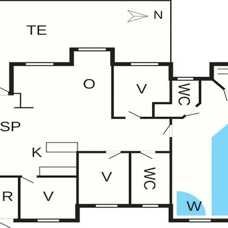 度假居 8 Person In Hjorring-by Traum